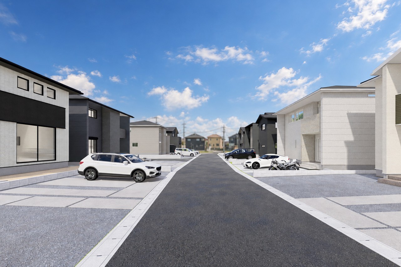 幅員6mの分譲地内道路